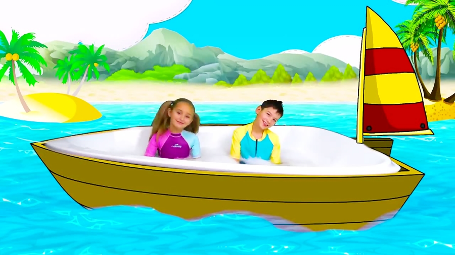 اسباب بازی ها و خانواده مهربان - ساشا و مکس و آهنگ حمام کردن